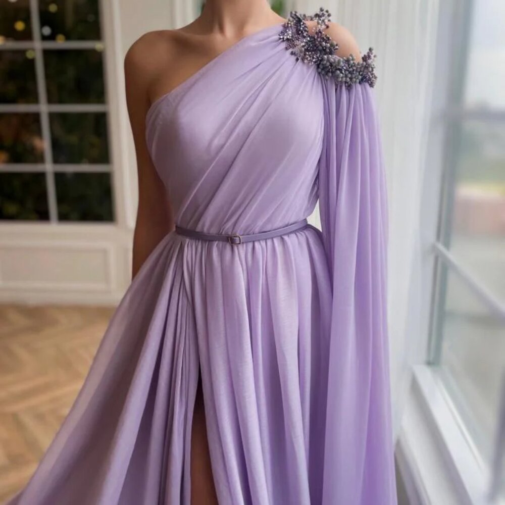 Teuta Matoshi Lady in Lavender Gown, Sz 20, Purple - Picture 4 of 8